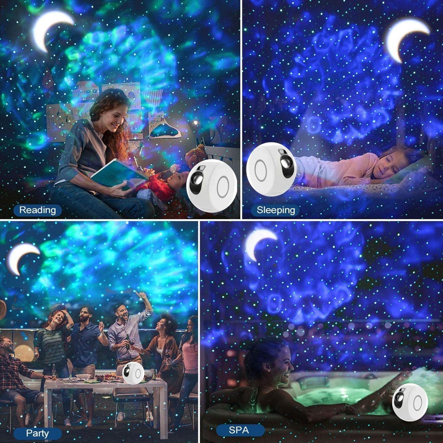 NEW Night Light Projector Galaxy Projector RGB LED Laser Star