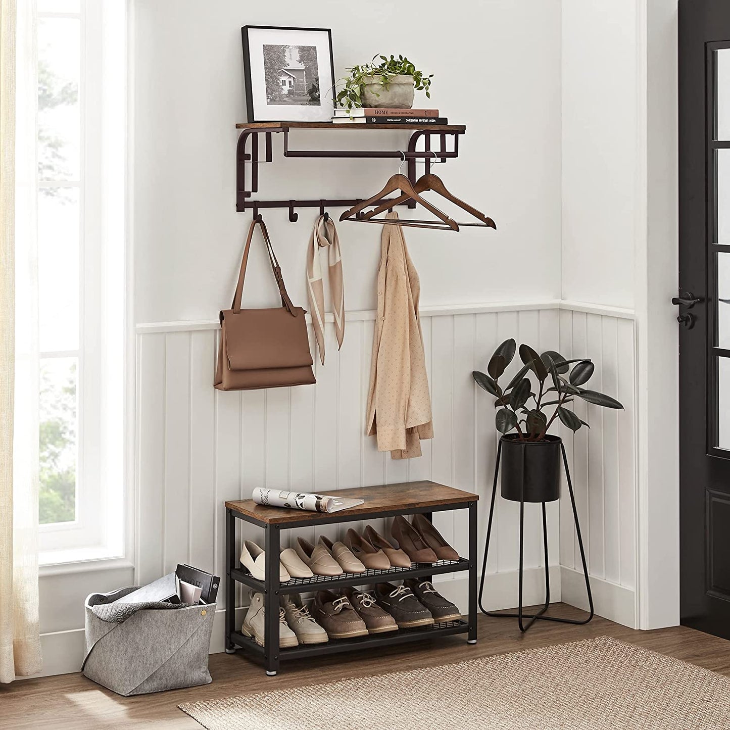 VASAGLE all-Mounted Coat Rack