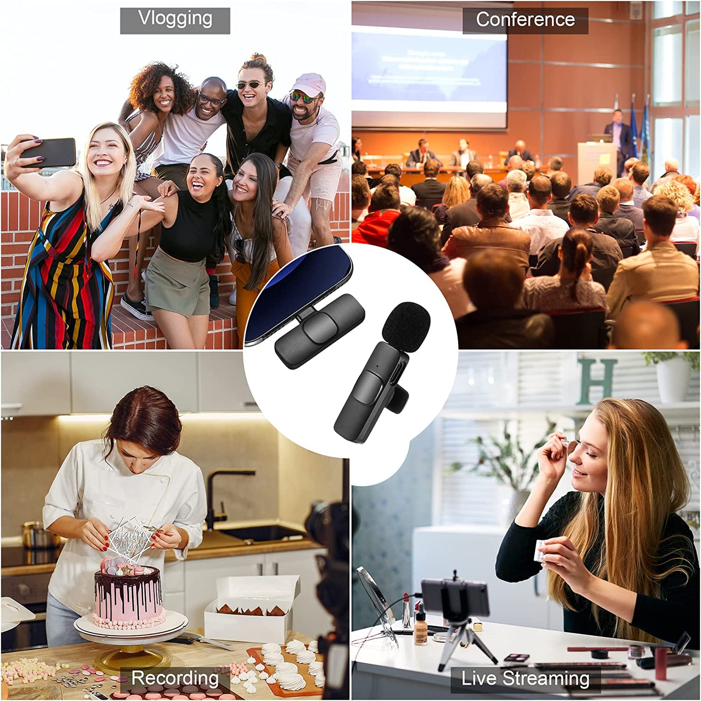Wireless Microphone for TYPE-C and iPhone