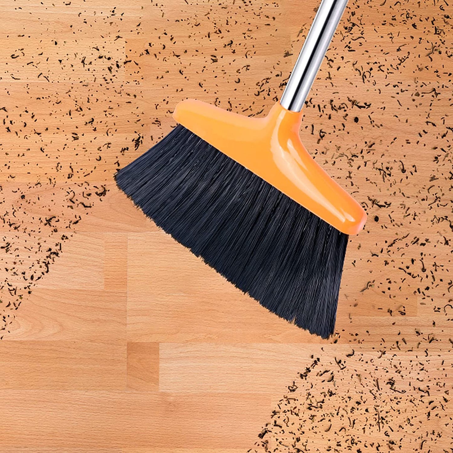 Broom Combo Extendable Sweeper Standing Dustpan 120 cm Long