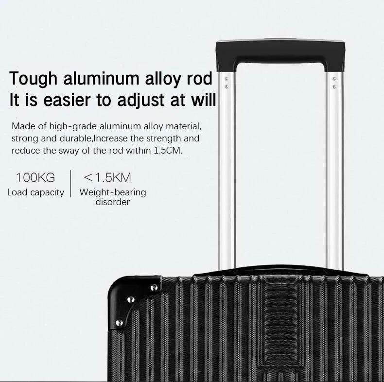 Luggage Set 3 Piece Set Suitcase - Rose Gold