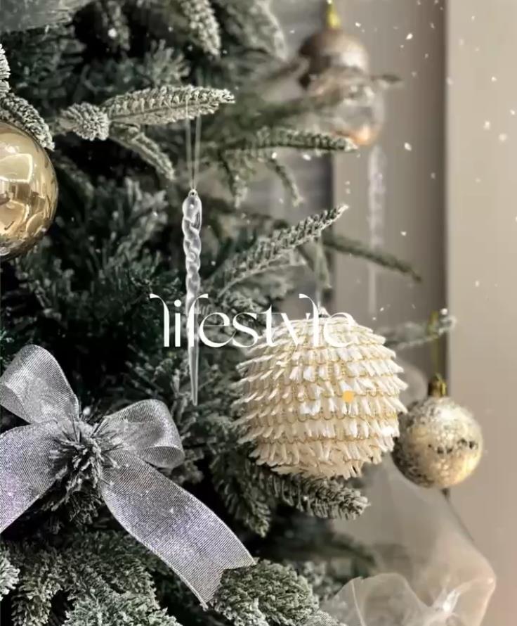 *CLEARANCE* Christmas Tree Artificial Xmas Pine Tree WITH SNOW 180cm