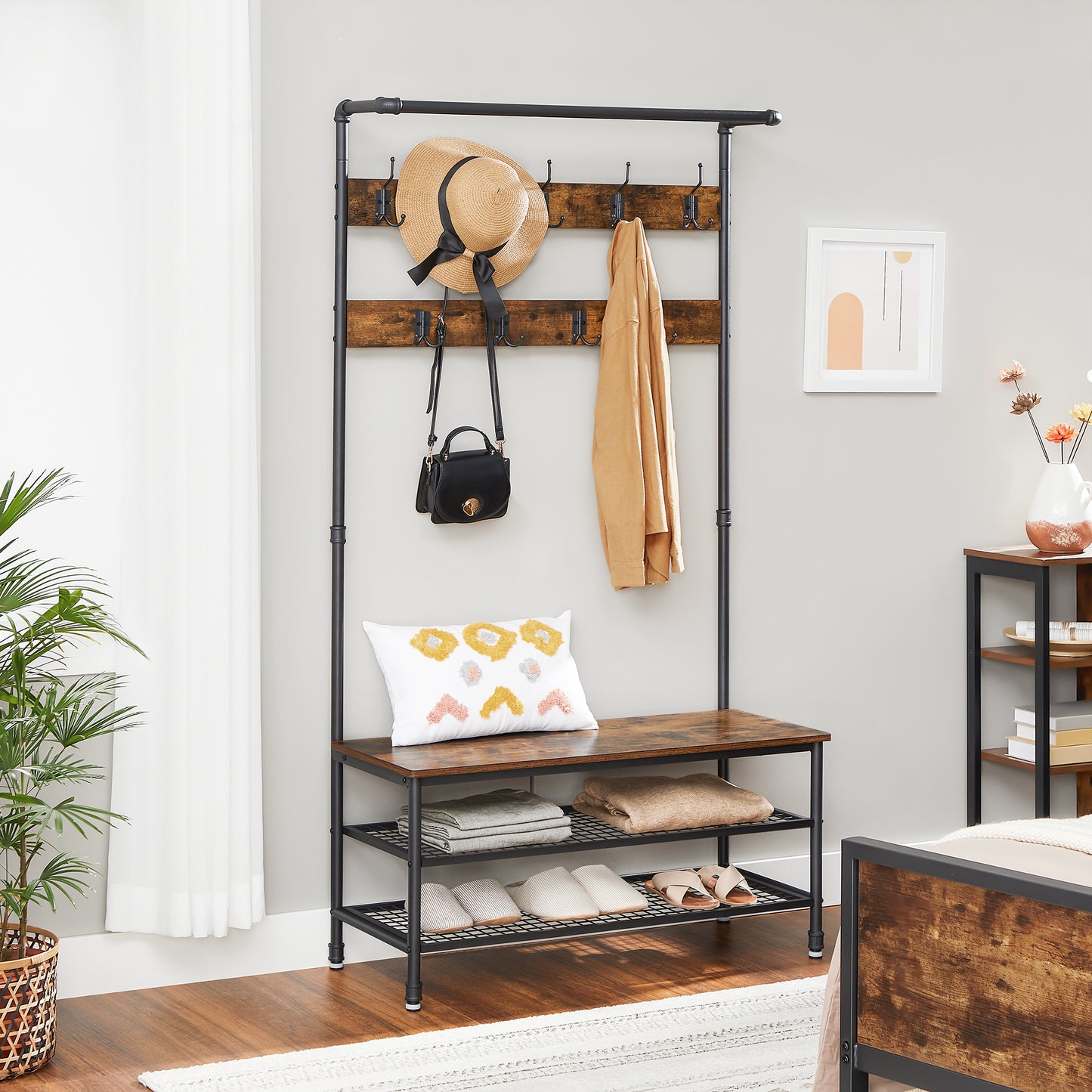 VASAGLE Coat Rack 100cm