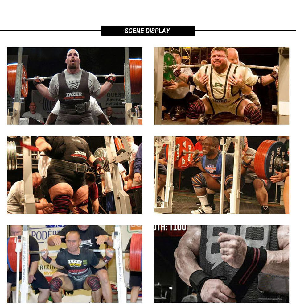 Compression Wristbands Wrist Brace 2pcs Fitness Padded Wrist Thumb Brace Strap Power Weight Lifting Hand Wrap Support Gym Training Bar Wristband