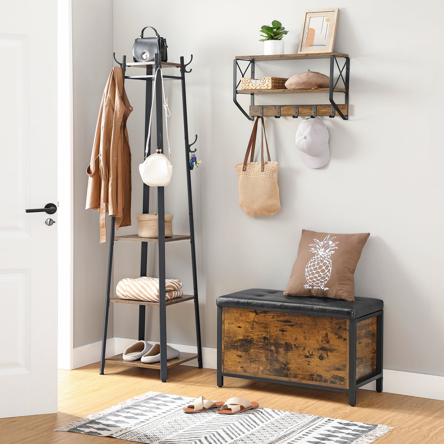 VASAGLE Entryway Storage Bench
