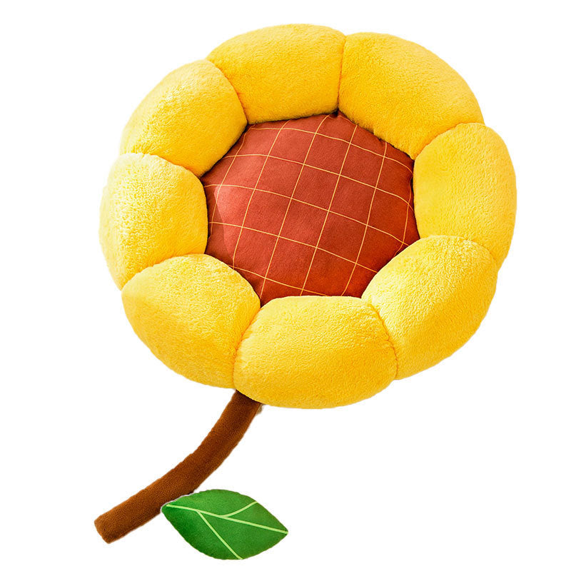 Dog Cat Bed - Sunflower