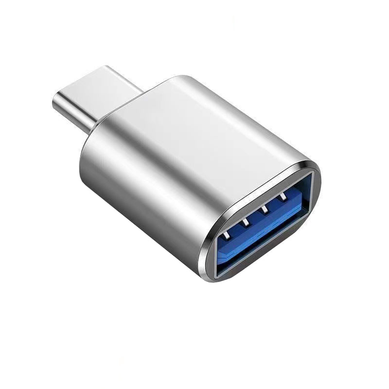 USB C to USB Adapter 2 Pack (Black and Sliver)
