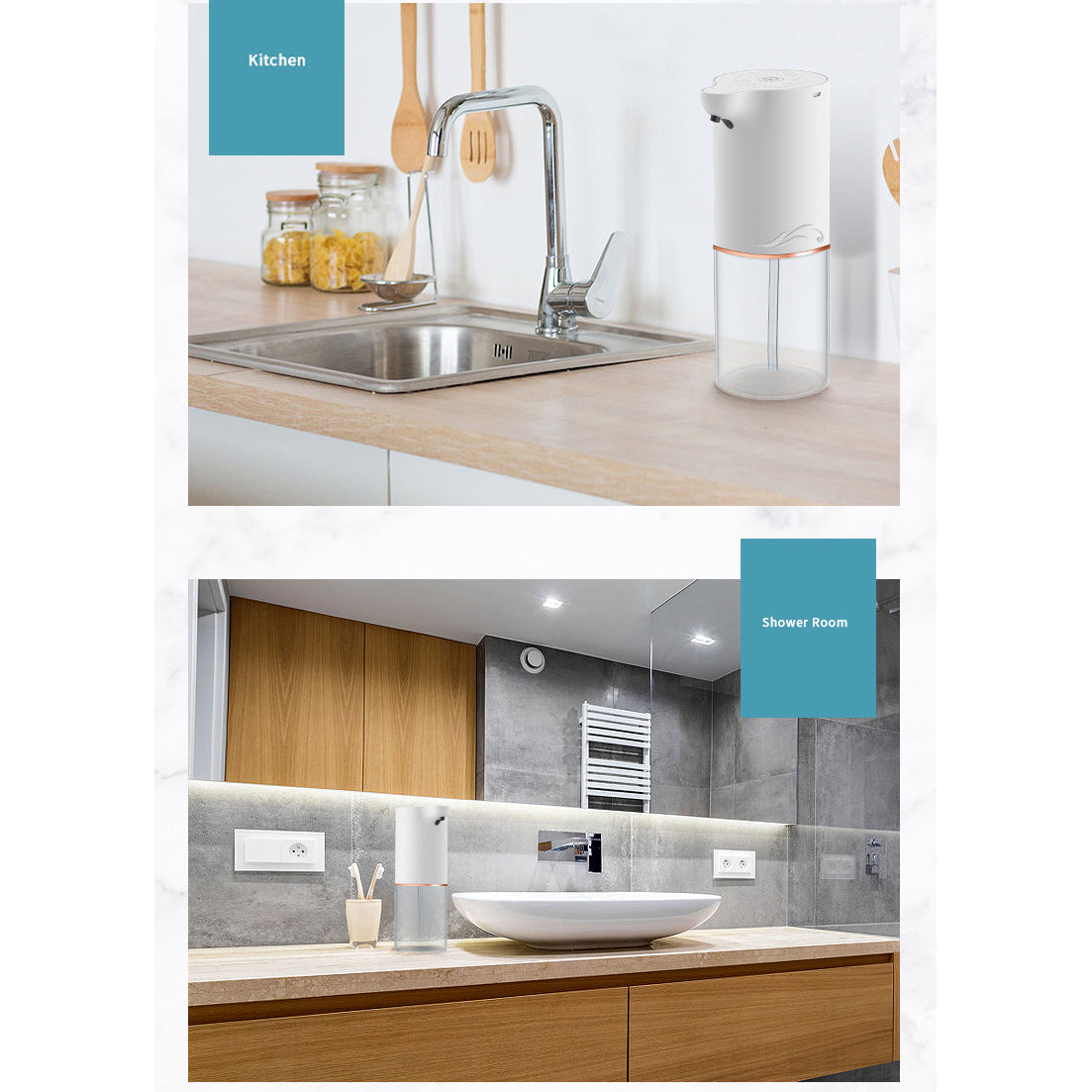 Automatic Soap Dispenser Touchless Infrared Sensor Hand Washer Shampoo Hand Soap Foam Dispenser