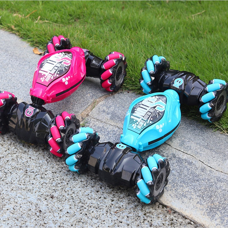 Gesture Sensing RC Stunt Car Pink