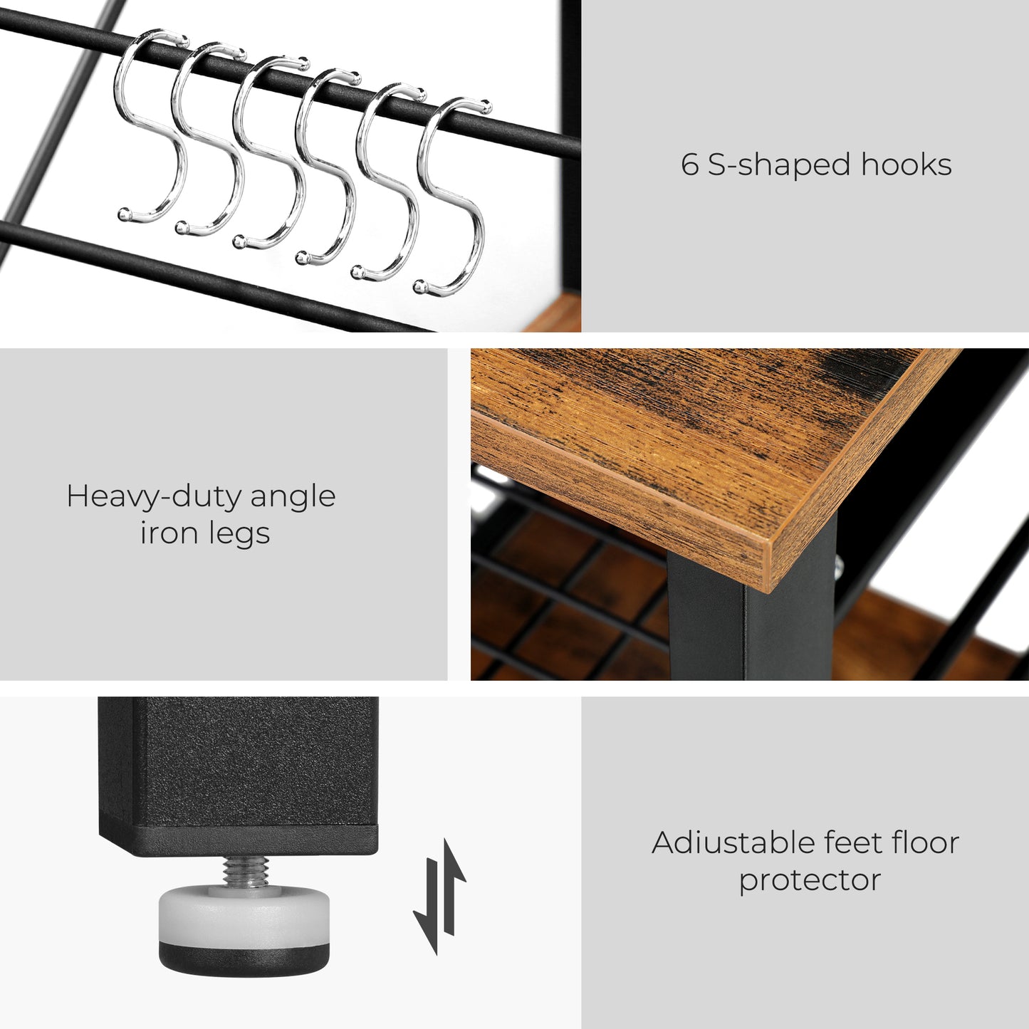 VASAGLE Kitchen Bakers Rack