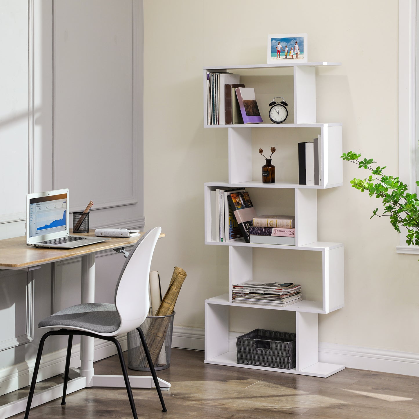 VASAGLE 5-Tier Display Shelf