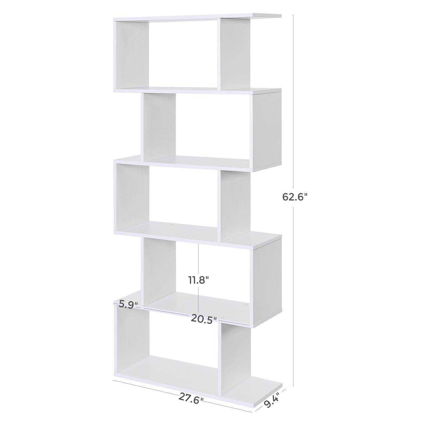 VASAGLE 5-Tier Display Shelf