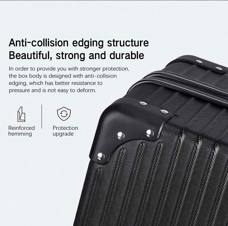 Luggage Set 3 Piece Set Suitcase - Rose Gold