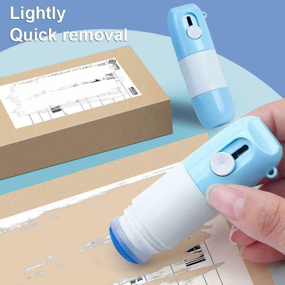 2 Pack 2in1 Privacy Protector Thermal Paper Correction Fluid Message Eraser Pen