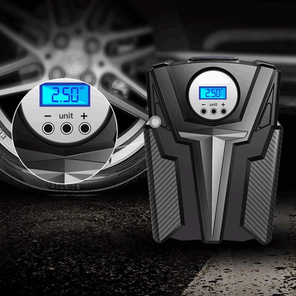 Portable Car Air Compressor - Black