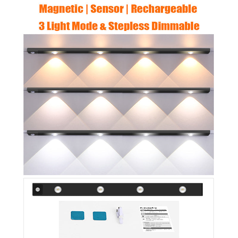 60cm LED Sensor Light Black Drawer Light