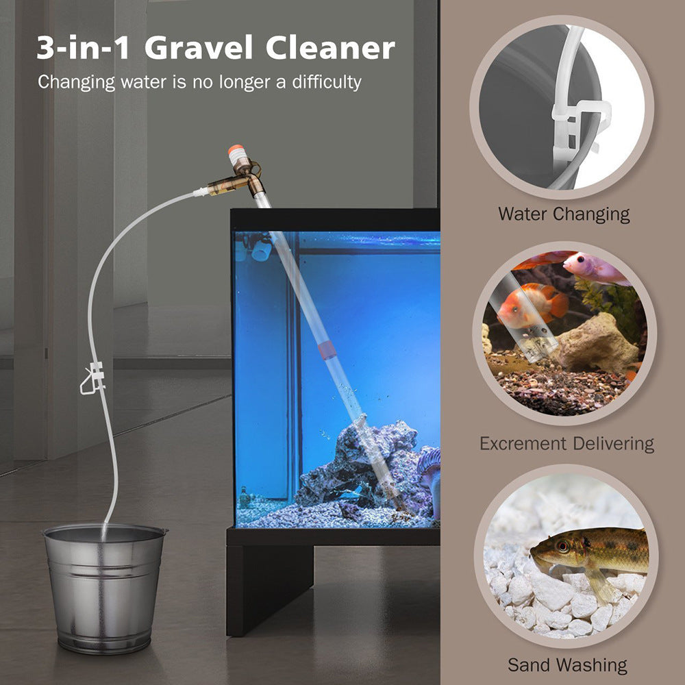 Fish Tank Cleaner Gravel Vacuum Cleaner