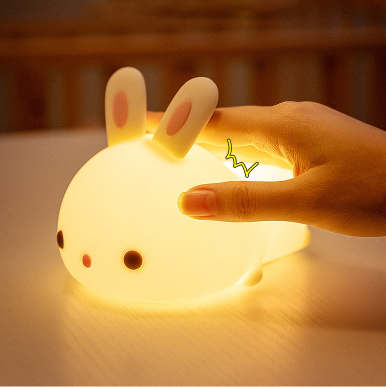 Night Light Tapping Rechargeable Night Light Sleeping Lights Bunny