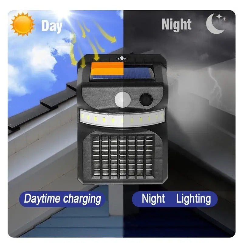 2 Pack Solar LED 2in1 Motion Light Mosquito Trap Light