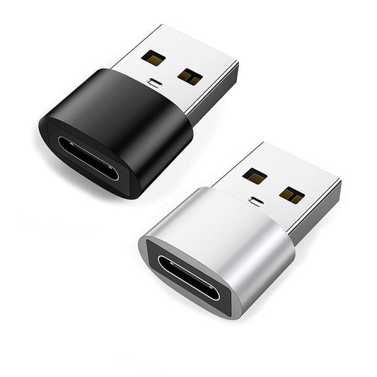 USB to USB C Adapter 2 Pack