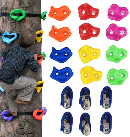 12 Tree Climbing Holds for Kids Climber