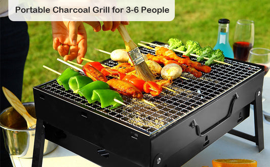 Portable BBQ Charcoal Grill - 43CM*22CM*29CM
