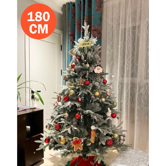 Freeshipping|Premium 180cm Christmas Tree Artificial Xmas Tree Snow Decor