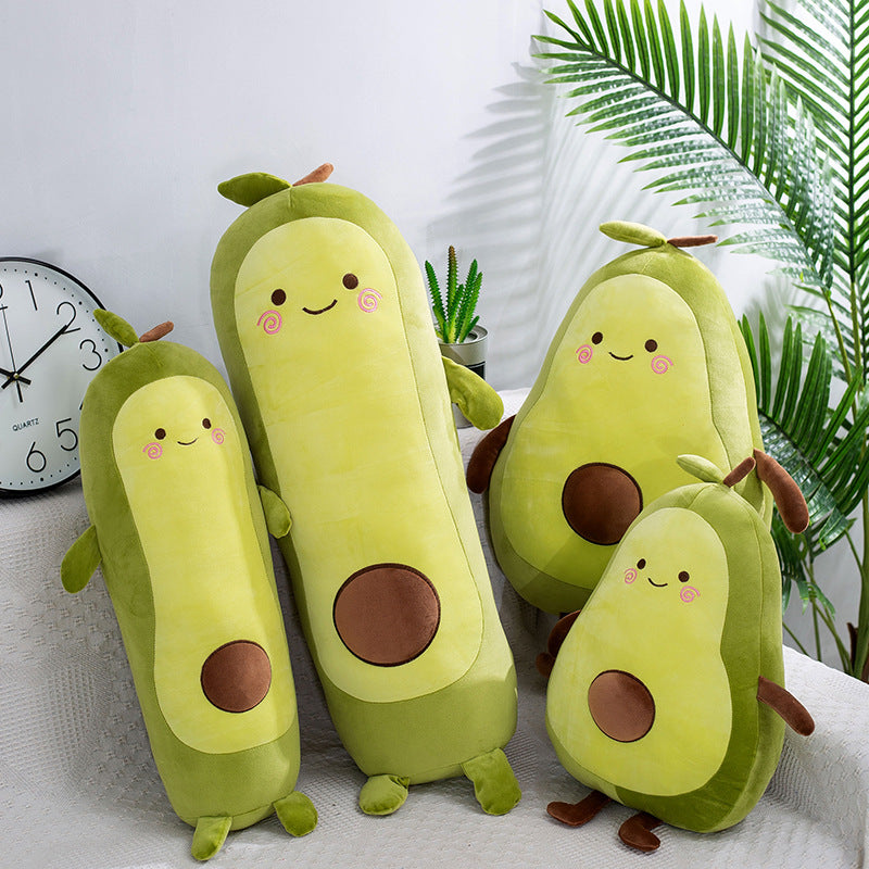 Stuffed Fruit Avocado Pillow Plush Soft Toy 85cm