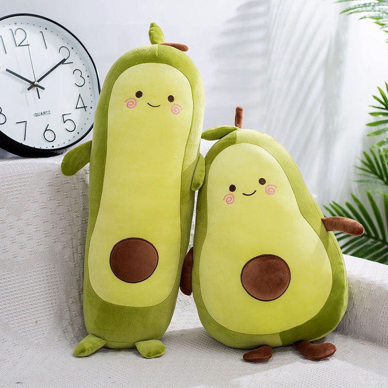 Stuffed Fruit Avocado Pillow Plush Soft Toy 85cm