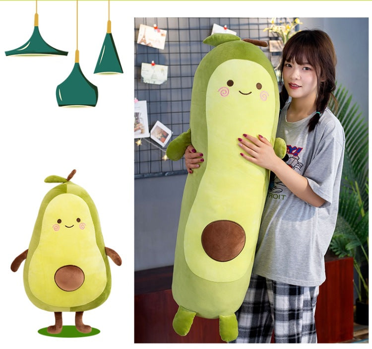 Stuffed Fruit Avocado Pillow Plush Soft Toy 85cm