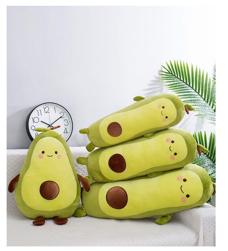 Stuffed Fruit Avocado Pillow Plush Soft Toy 85cm