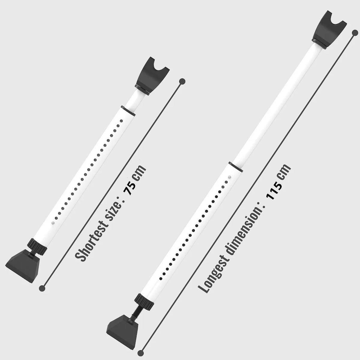 Door Security Bar Adjustable Telescopic Door Stop Door Brace