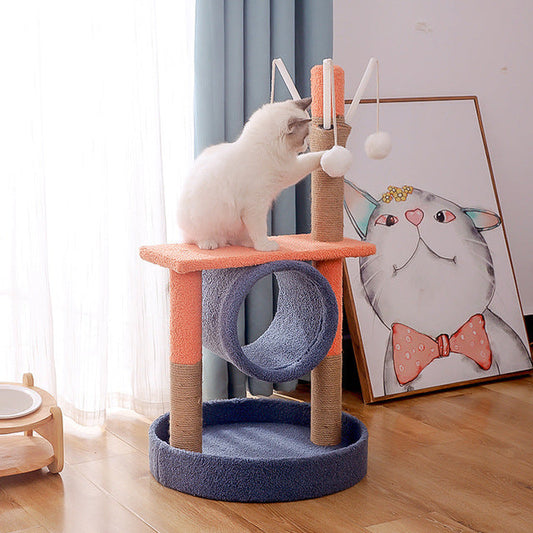Cat Tree 3 Tier 75cm Cat Play Tree