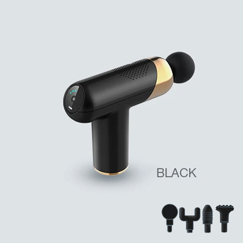 Electric Massager Deep Tissue Massage Gun 6 Speed Black