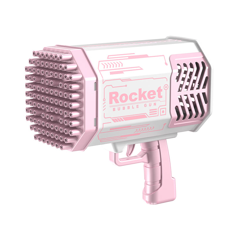 100 Holes Auto Bubble Gun Pink