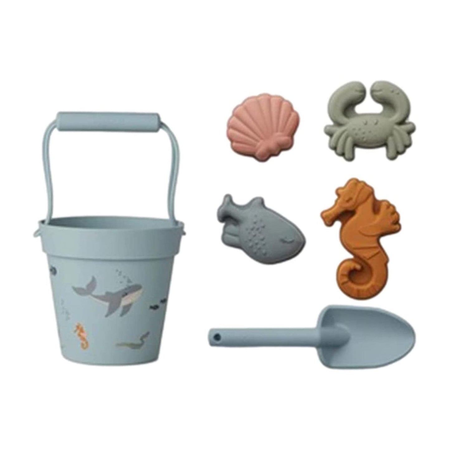 Beach Toy Beach Bucket Toy Set Blue
