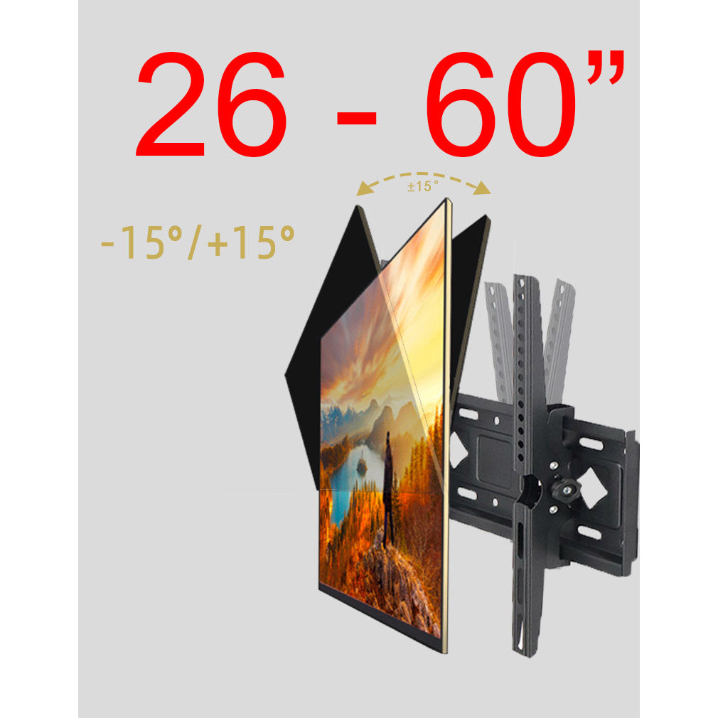 Ultra Slim TV Wall Bracket Mount for 26"-60" LCD LED 3D Plasma TV