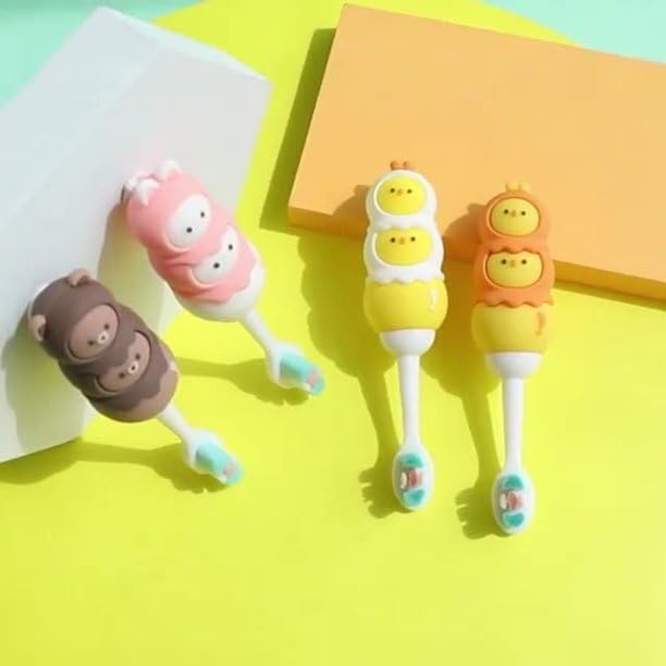 Soft Bristles Tooth brush for Kids - Chicken 2 Pcs Set