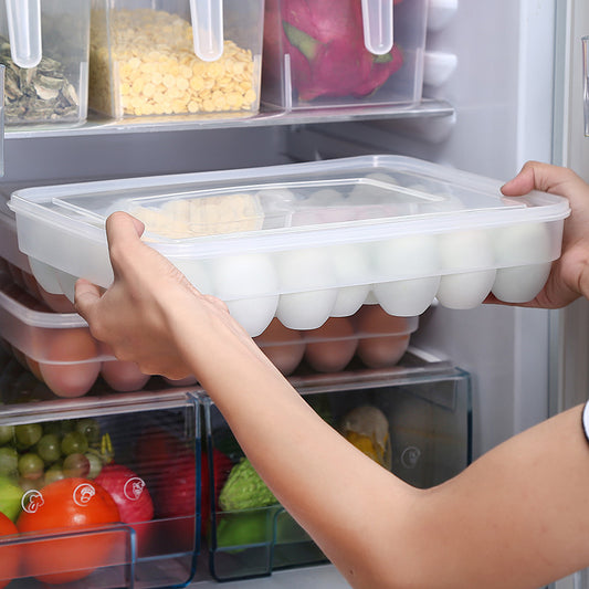 34-Grid Egg Storage Container with Lid (1pc)
