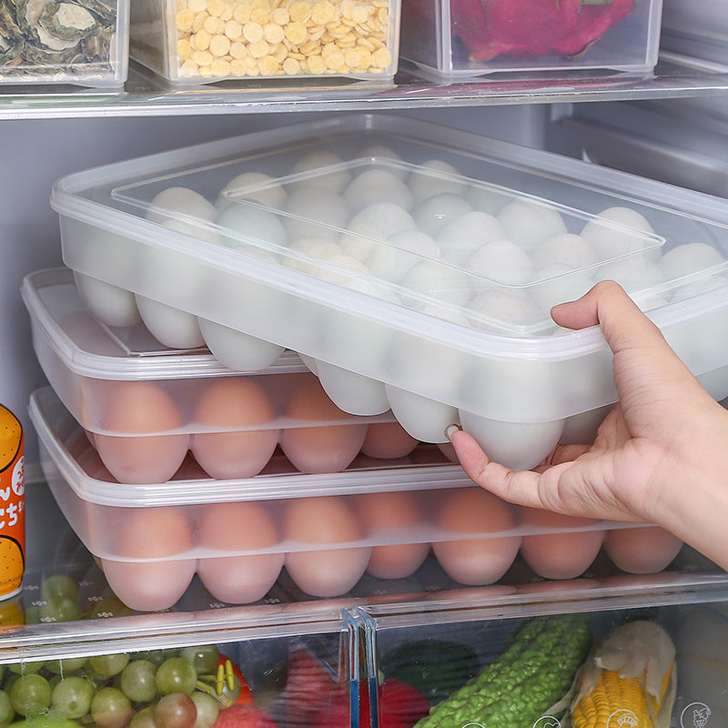 34-Grid Egg Storage Container with Lid (1pc)