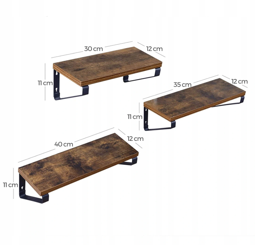 VASAGLE Floating Shelves Wall Mounted