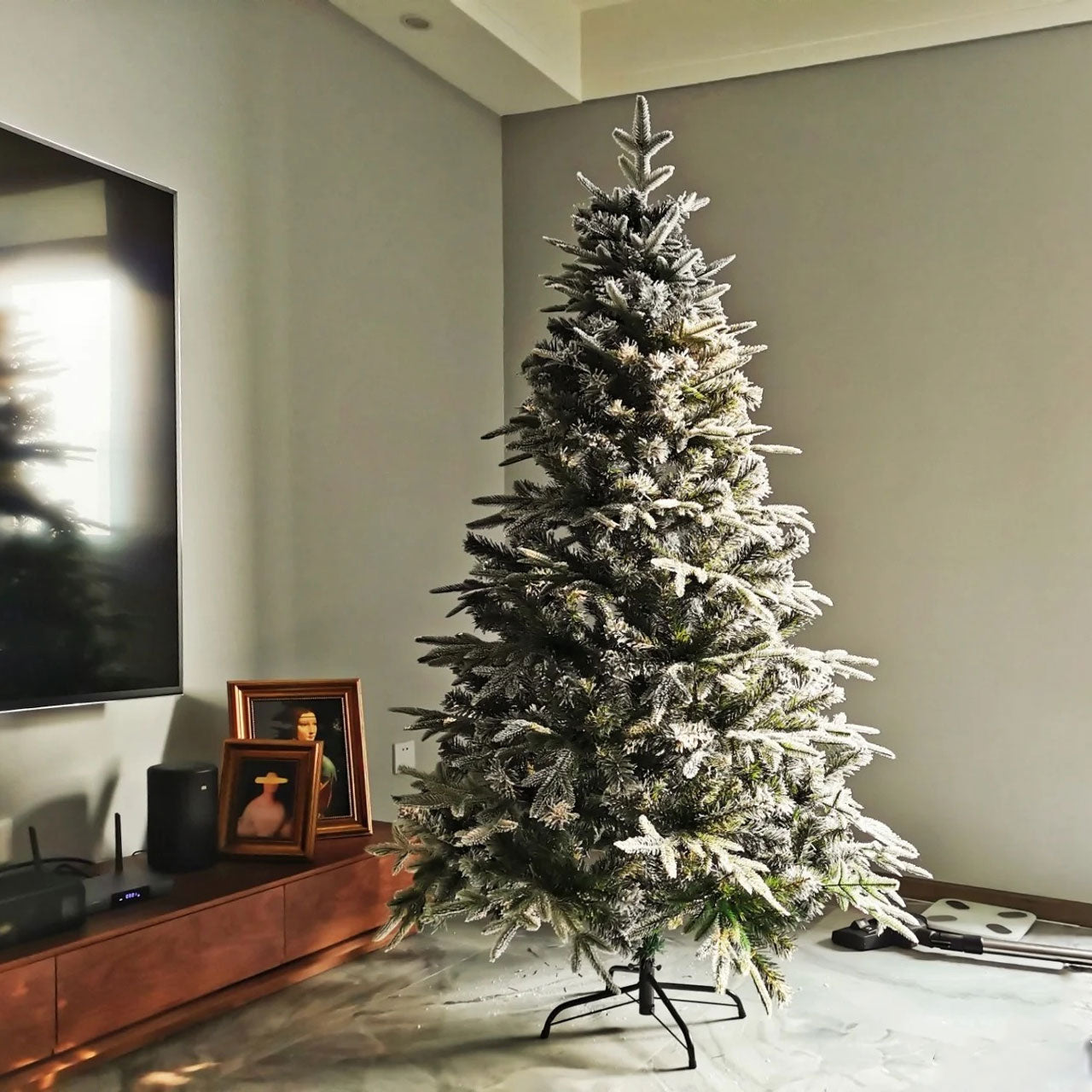 Freeshipping|Premium 180cm Christmas Tree Artificial Xmas Tree Snow Decor