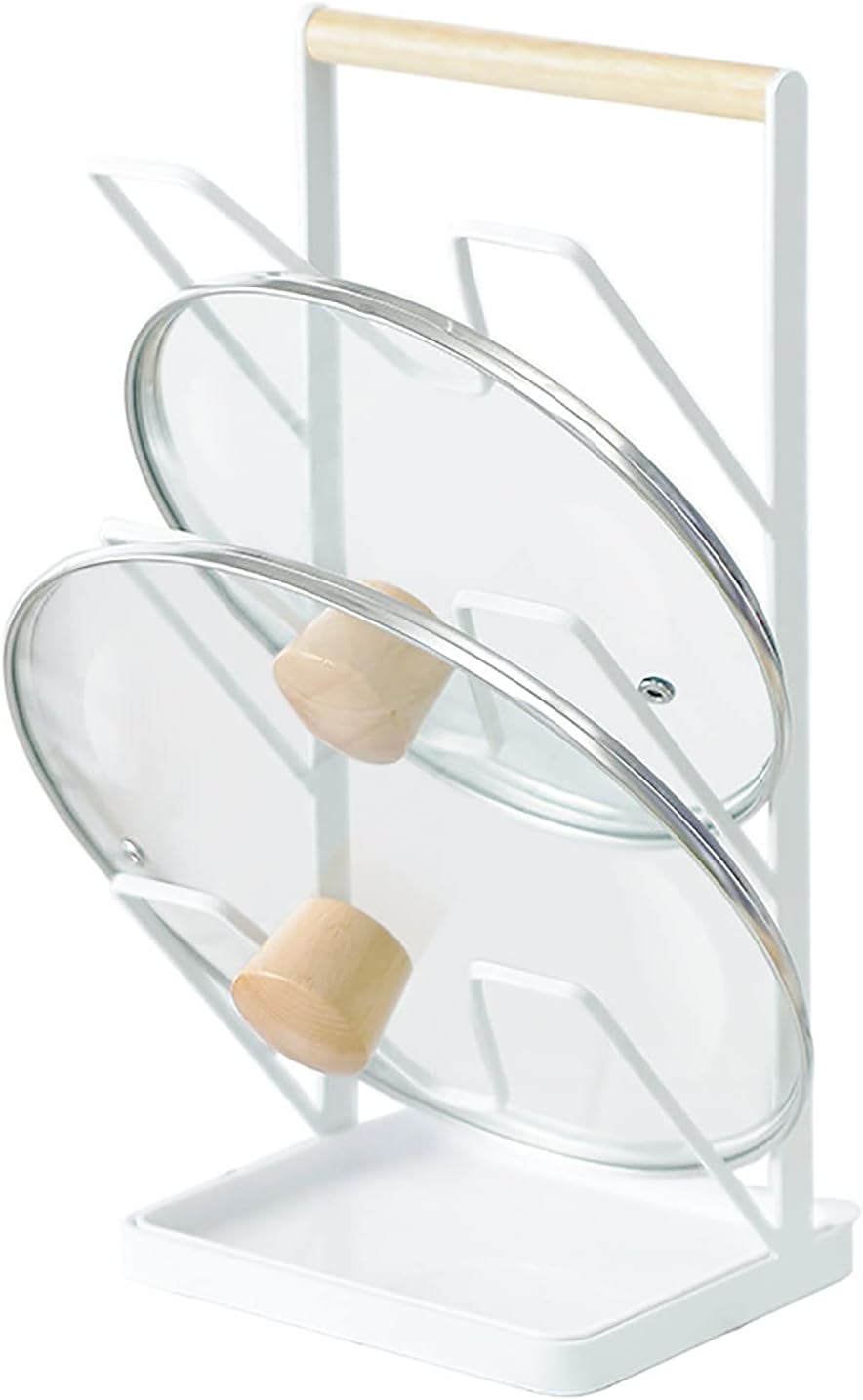 Kitchen Pot Lid Rack Holder Over Sink Drainer Shelf Compatible with Kitchen Supplies Storage Counter Organizer