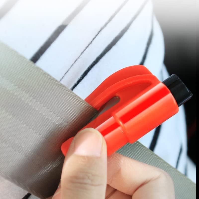 3 Pack 2-in-1 Car Emergency Escape Tool with Seatbelt Cutter Window Breaker Survival Whistle Glass Breaker
