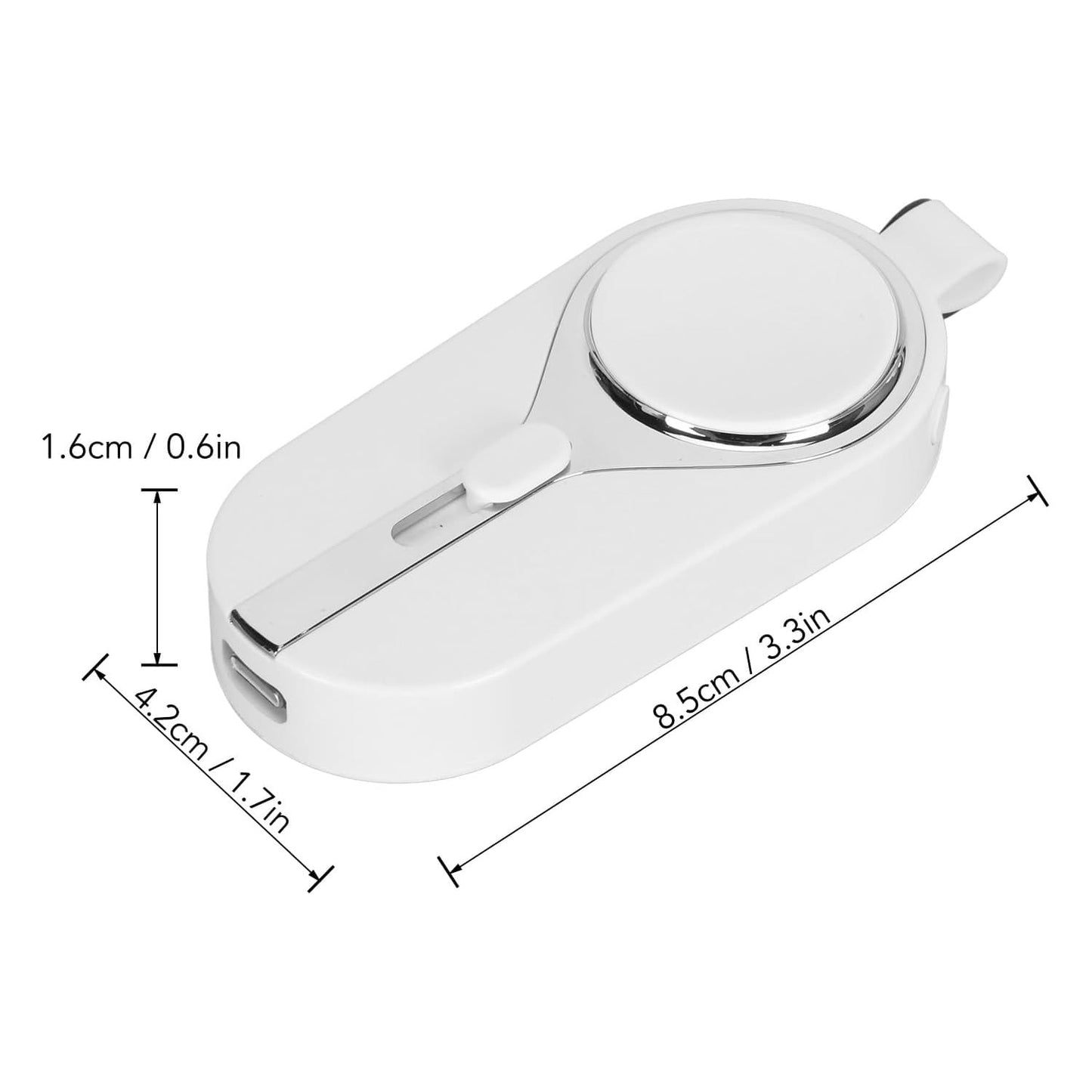 2000mAh Mini Emergency Power Bank Keychain Charger Type-C