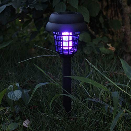 Solar Powered Garden Lawn LED Mosquito Killer Light - 2 pack