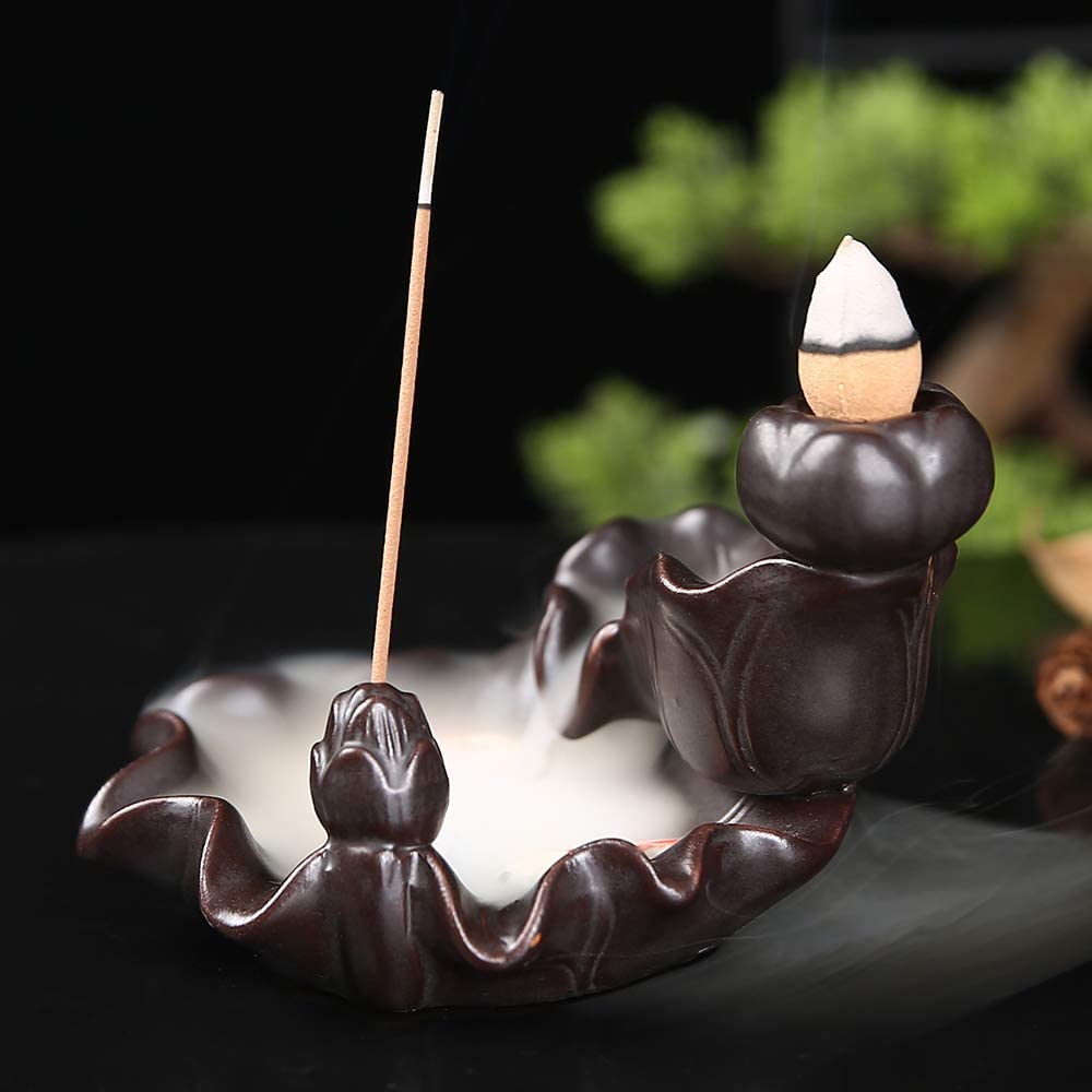 Backflow Incense Burner - Lotus Pond with Koi Fish