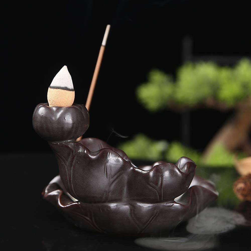 Backflow Incense Burner - Lotus Pond with Koi Fish