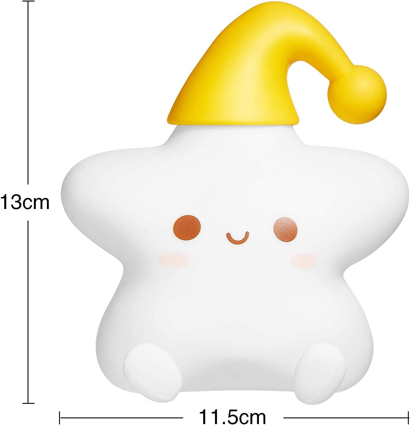 Night Light Tapping Rechargeable Night Light Sleeping Silicone Lights Star