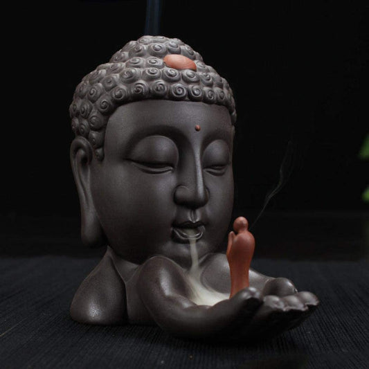 Backflow Incense Burner Buddha